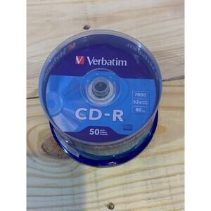 Verbatim, VER94691, Branded CD-R Media, 50